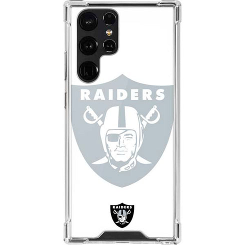 NFL Las Vegas Raiders Double Vision Galaxy S22 Ultra Clear Case