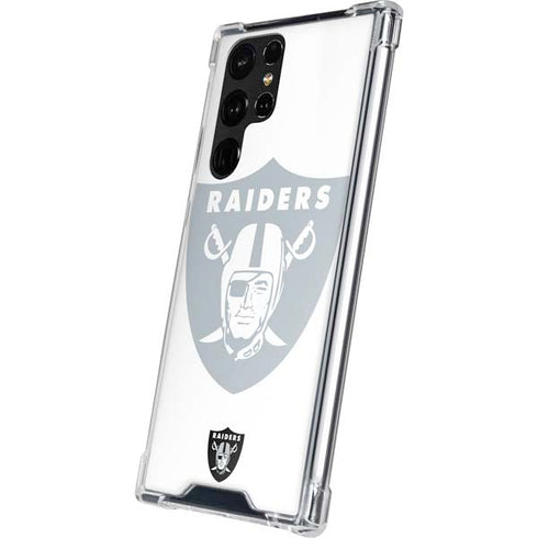 NFL Las Vegas Raiders Double Vision Galaxy S22 Ultra Clear Case