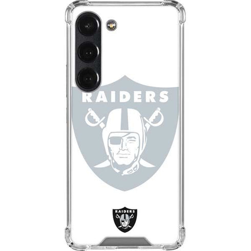 NFL Las Vegas Raiders Double Vision Galaxy S23 Clear Case