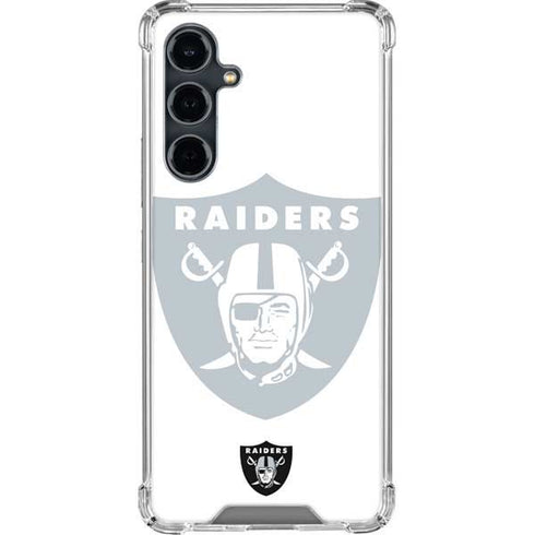 NFL Las Vegas Raiders Double Vision Galaxy S23 FE Clear Case