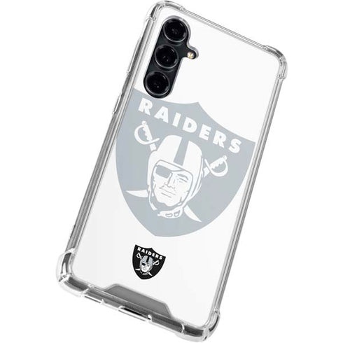 NFL Las Vegas Raiders Double Vision Galaxy S23 FE Clear Case