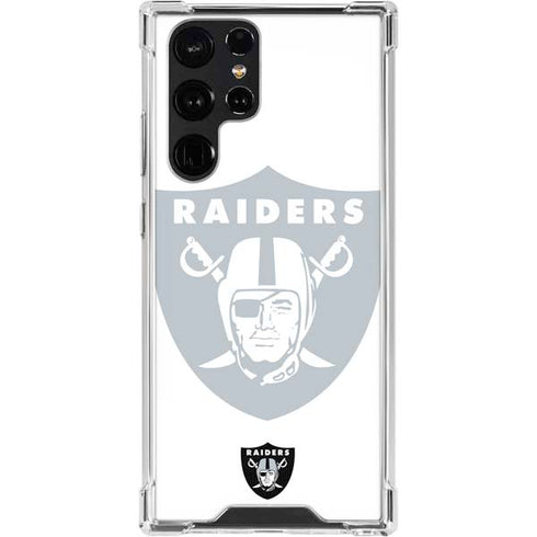 NFL Las Vegas Raiders Double Vision Galaxy S24 Ultra Clear Case