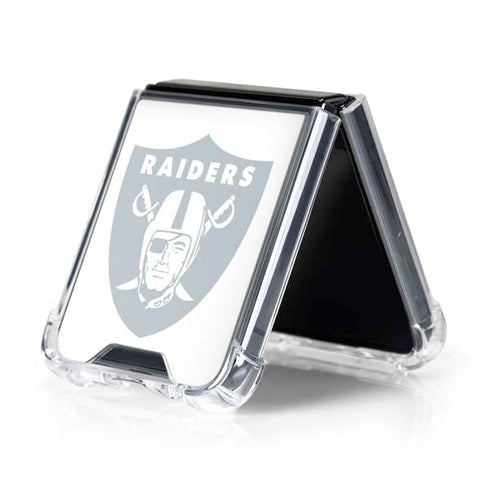 NFL Las Vegas Raiders Double Vision Galaxy Z Flip5 5G Clear Case