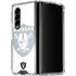 NFL Las Vegas Raiders Double Vision Galaxy Z Fold4 5G Clear Case