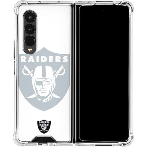 NFL Las Vegas Raiders Double Vision Galaxy Z Fold4 5G Clear Case