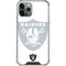 NFL Las Vegas Raiders Double Vision iPhone 11 Pro Max Clear Case