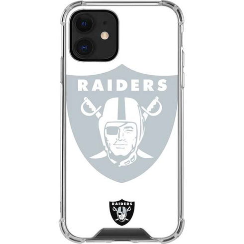 NFL Las Vegas Raiders Double Vision iPhone 12 Clear Case