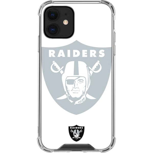 NFL Las Vegas Raiders Double Vision iPhone 12 Mini Clear Case