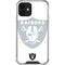 NFL Las Vegas Raiders Double Vision iPhone 12 Mini Clear Case
