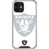NFL Las Vegas Raiders Double Vision iPhone 12 Mini Clear Case