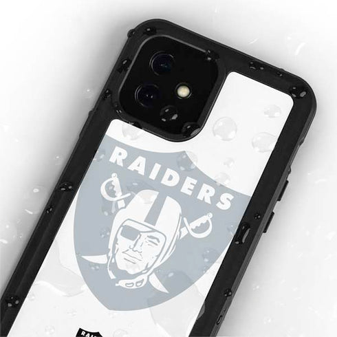 NFL Las Vegas Raiders Double Vision iPhone 12 Mini Waterproof Case