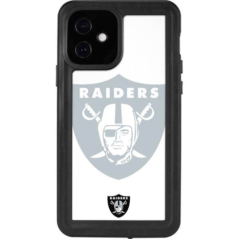 NFL Las Vegas Raiders Double Vision iPhone 12 Waterproof Case