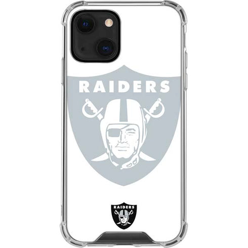 NFL Las Vegas Raiders Double Vision iPhone 13 Mini Clear Case