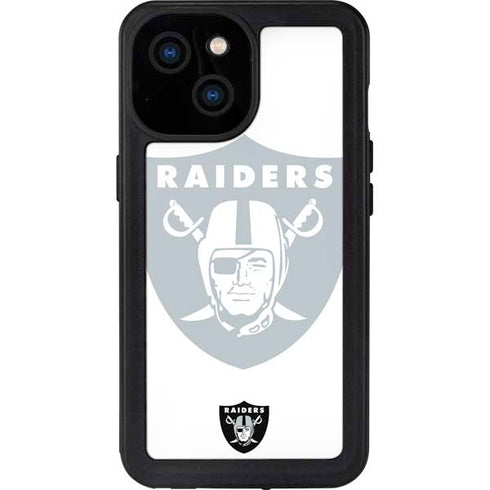 NFL Las Vegas Raiders Double Vision iPhone 13 Mini Waterproof Case