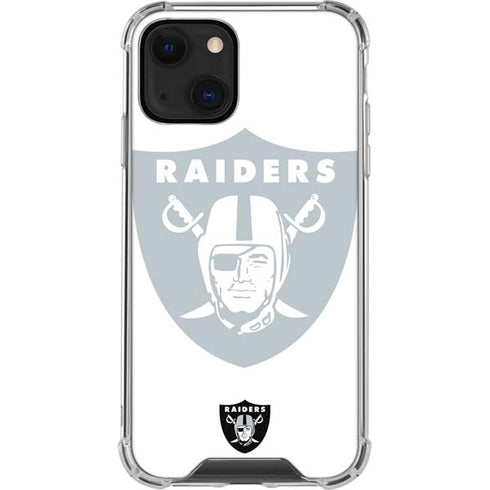 NFL Las Vegas Raiders Double Vision iPhone 14 Clear Case