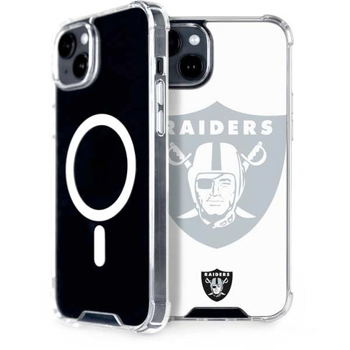 NFL Las Vegas Raiders Double Vision iPhone 15 Plus MagSafe Case