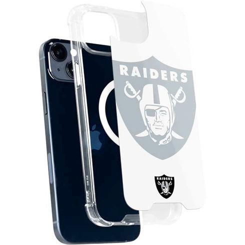 NFL Las Vegas Raiders Double Vision iPhone 15 Plus MagSafe Case