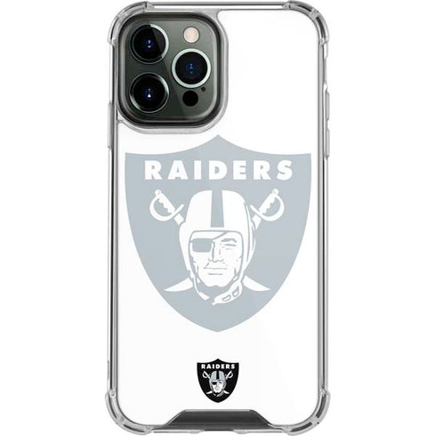 NFL Las Vegas Raiders Double Vision iPhone 14 Pro Max Clear Case
