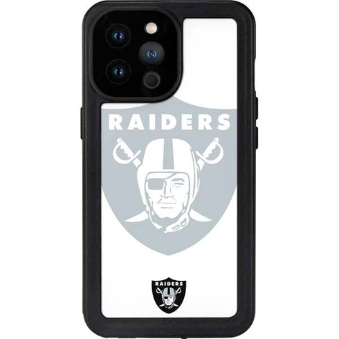 NFL Las Vegas Raiders Double Vision iPhone 14 Pro Max Waterproof Case