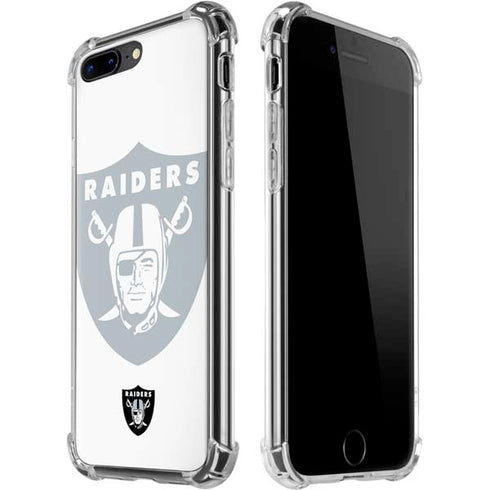 NFL Las Vegas Raiders Double Vision iPhone 7/8 Plus Clear Case