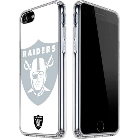 NFL Las Vegas Raiders Double Vision iPhone SE (2nd & 3rd Gen) Clear Case