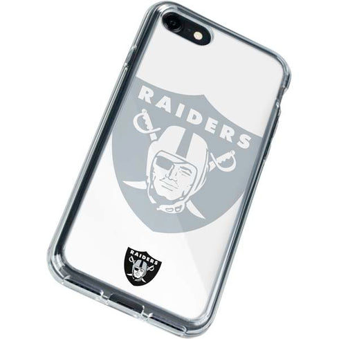 NFL Las Vegas Raiders Double Vision iPhone SE (2nd & 3rd Gen) Clear Case
