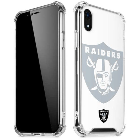 NFL Las Vegas Raiders Double Vision iPhone XR Clear Case
