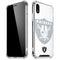 NFL Las Vegas Raiders Double Vision iPhone XR Clear Case