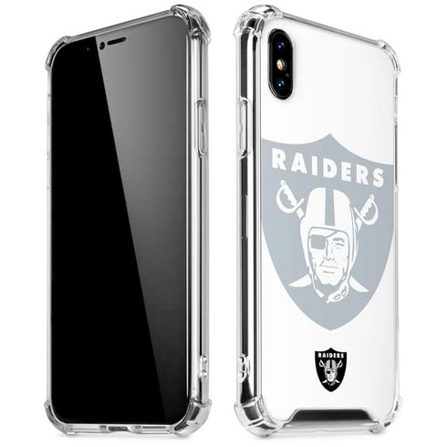 NFL Las Vegas Raiders Double Vision iPhone XS Max Clear Case
