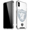 NFL Las Vegas Raiders Double Vision iPhone XS Max Clear Case