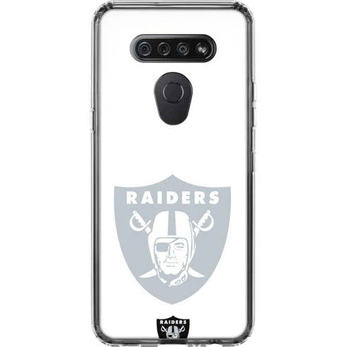 NFL Las Vegas Raiders Double Vision LG K51/Q51 Clear Case