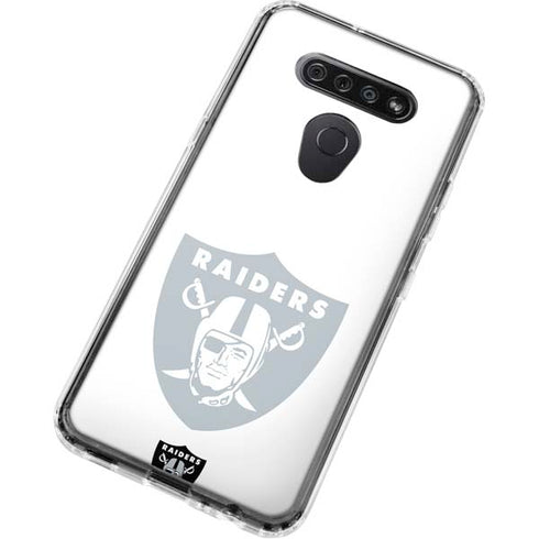NFL Las Vegas Raiders Double Vision LG K51/Q51 Clear Case