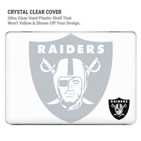 NFL Las Vegas Raiders Double Vision MacBook Pro 16in (2021-25) Case plus Skin