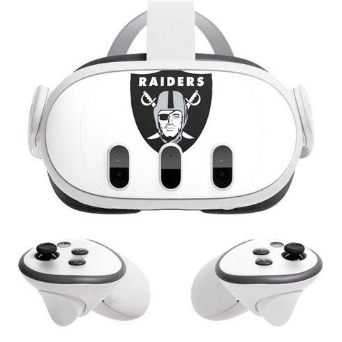 NFL Las Vegas Raiders Double Vision Meta Quest 3 Skin