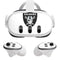 NFL Las Vegas Raiders Double Vision Meta Quest 3 Skin