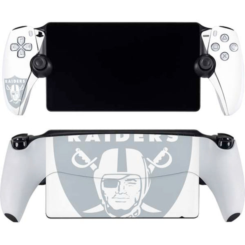 NFL Las Vegas Raiders Double Vision PlayStation Portal Remote Player Skin