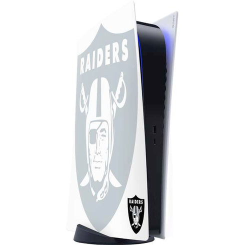 NFL Las Vegas Raiders Double Vision PS5 Digital Edition Console Skin