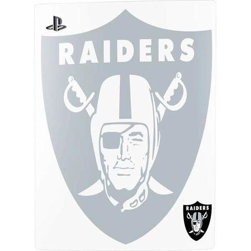 NFL Las Vegas Raiders Double Vision PS5 Digital Edition Console Skin