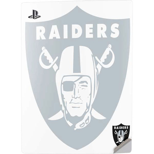 NFL Las Vegas Raiders Double Vision PS5 Digital Edition Console Skin