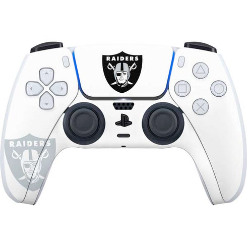 NFL Las Vegas Raiders Double Vision PS5 Controller Skin