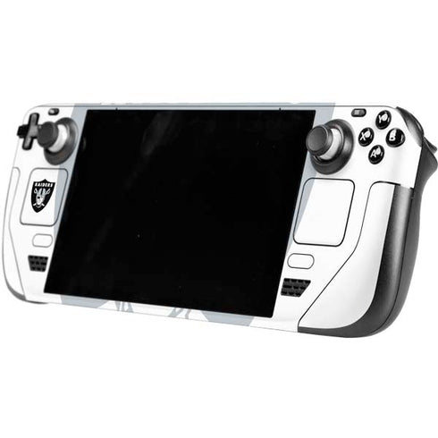 NFL Las Vegas Raiders Double Vision Steam Deck Handheld Gaming Computer Skin