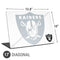 NFL Las Vegas Raiders Double Vision Universal Laptop 17in (13.8 x 10in) Skin