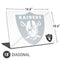 NFL Las Vegas Raiders Double Vision Universal Laptop 18in (14.6 x 10.6in) Skin