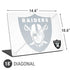 NFL Las Vegas Raiders Double Vision Universal Laptop 18in (14.6 x 10.6in) Skin