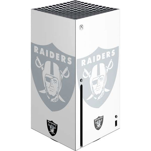 NFL Las Vegas Raiders Double Vision Xbox Series X Console Skin