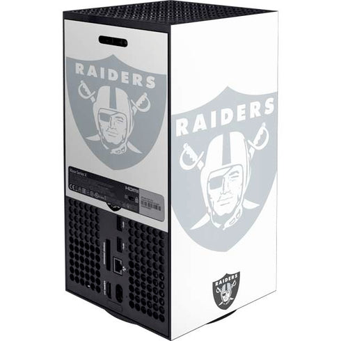 NFL Las Vegas Raiders Double Vision Xbox Series X Console Skin