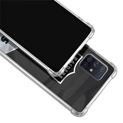 NFL Las Vegas Raiders Galaxy A71 5G Clear Case