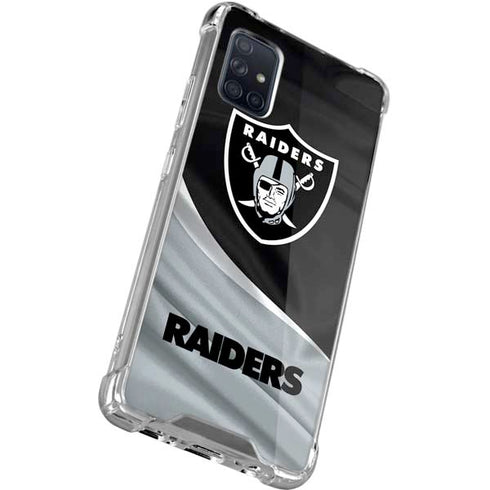 NFL Las Vegas Raiders Galaxy A71 5G Clear Case