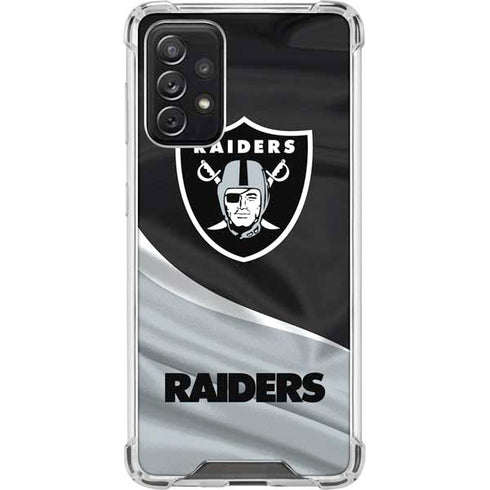 NFL Las Vegas Raiders Galaxy A72 5G Clear Case
