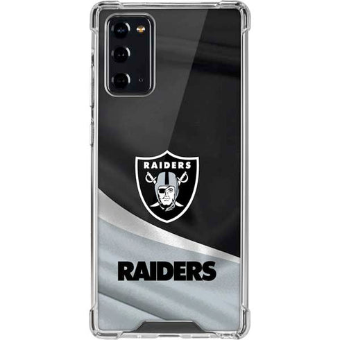NFL Las Vegas Raiders Galaxy Note20 5G Clear Case